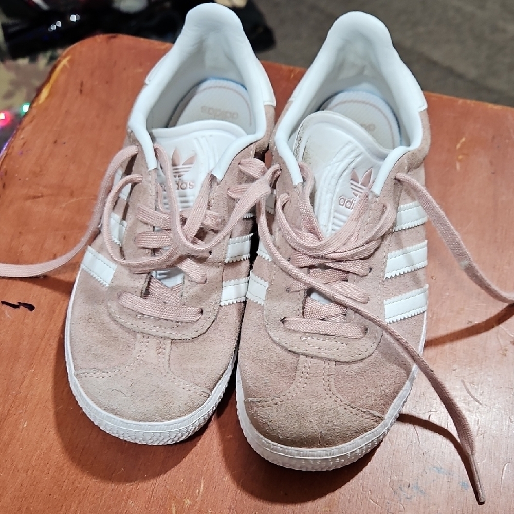 adidas Kids Sneakers in Pink and White - Picture 6 of 7